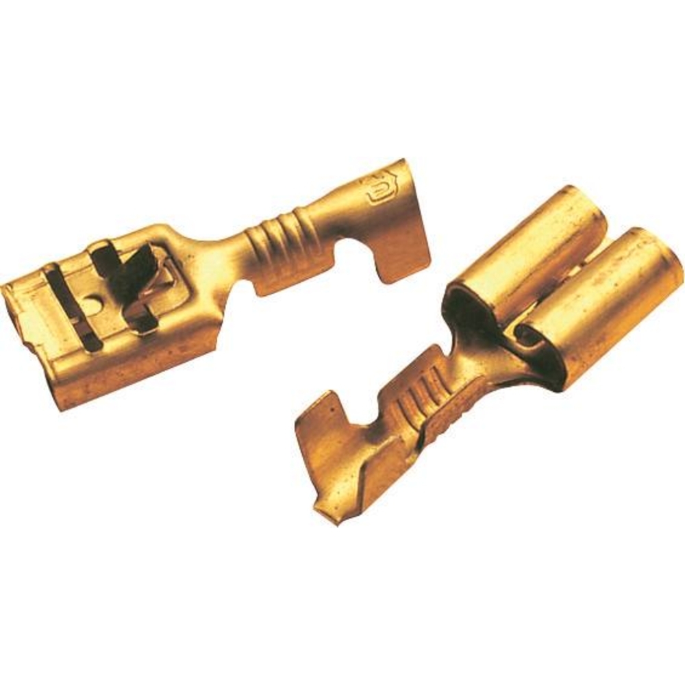 Cosse plate femelle 6,3X0,8mm 0,5 à 1mm² - Lot de 100 - 19541.100