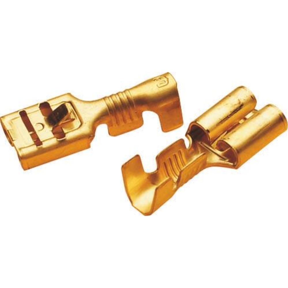 Cosse plate femelle 6,3X0,8mm 1 à 2,5mm² - Lot de 100 - 19542.100