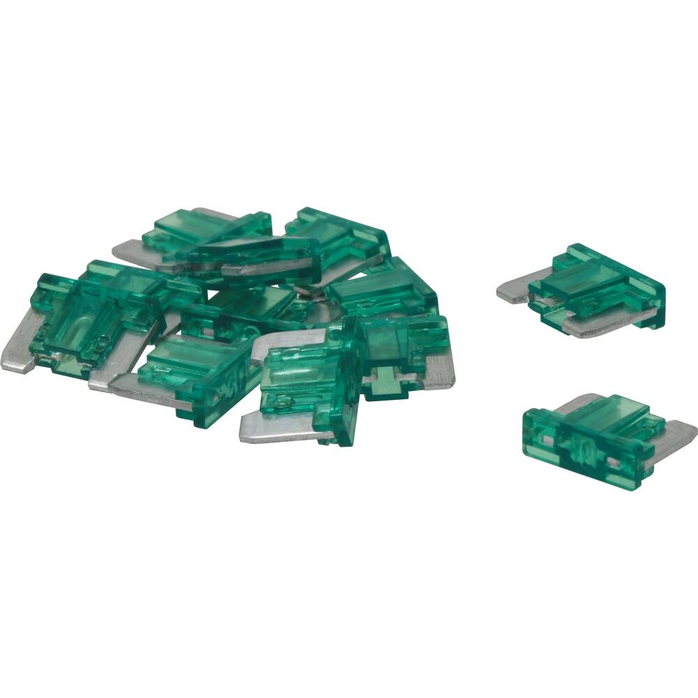 Fusible micro à languette latérale 30A vert - lot de 50 pcs SODELEC - 19581