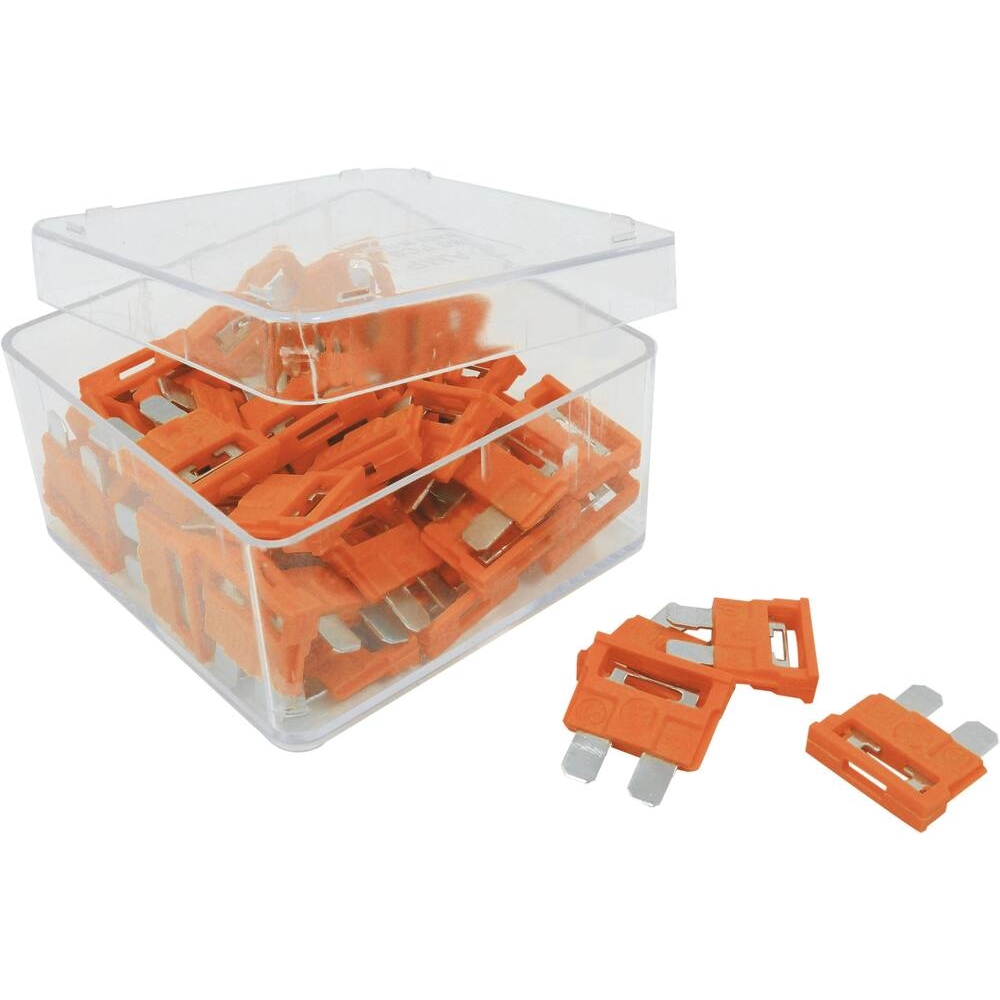 Fusible enfichable lumineux 40A orange - lot de 25 pcs SODELEC - 19591