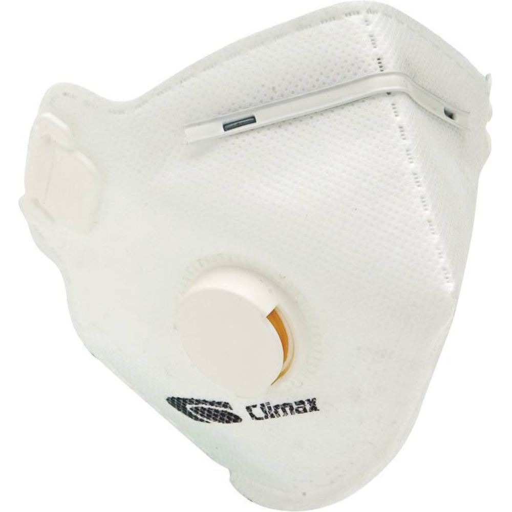 Masques jetables anti-poussière FFP2 avec valve - lot de 3 pcs - blister - CLIMAX - 19656