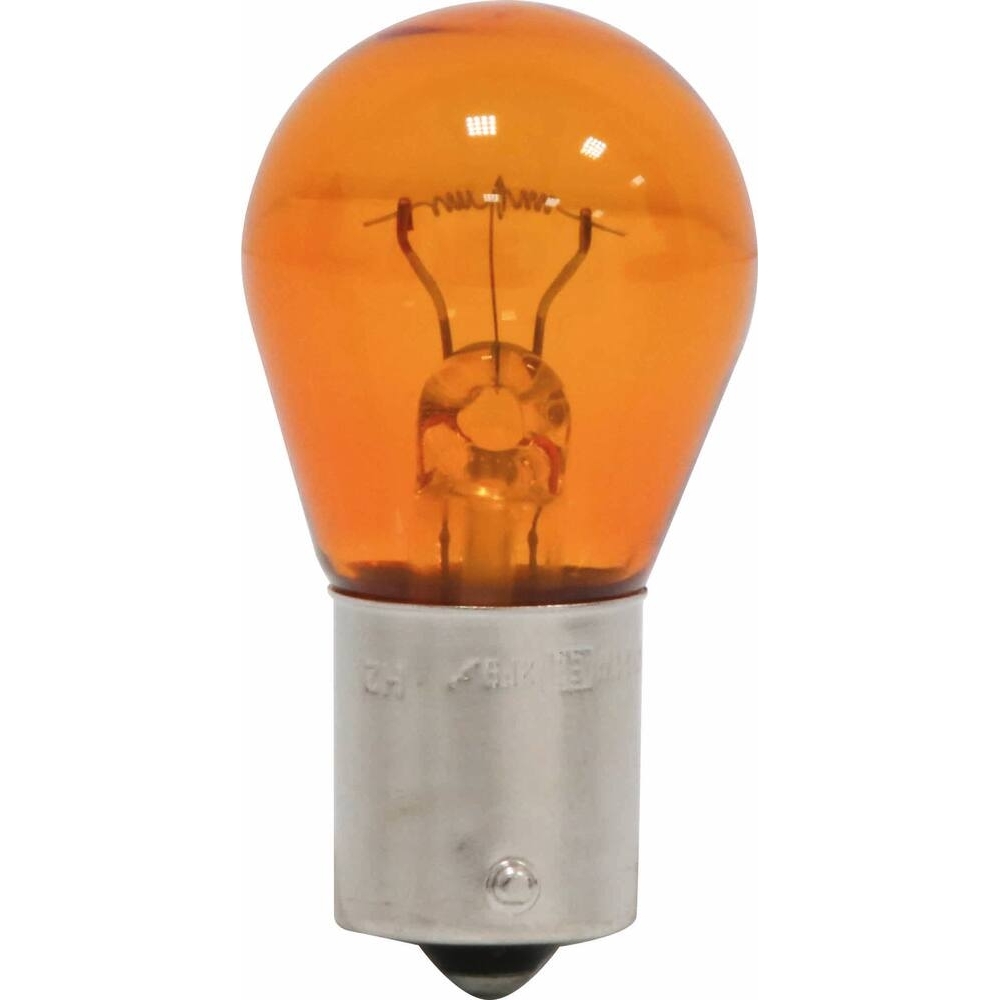 Ampoule poirette 12V 21W BAU15s ambrée - blister de 2 - NARVA - 20137.02