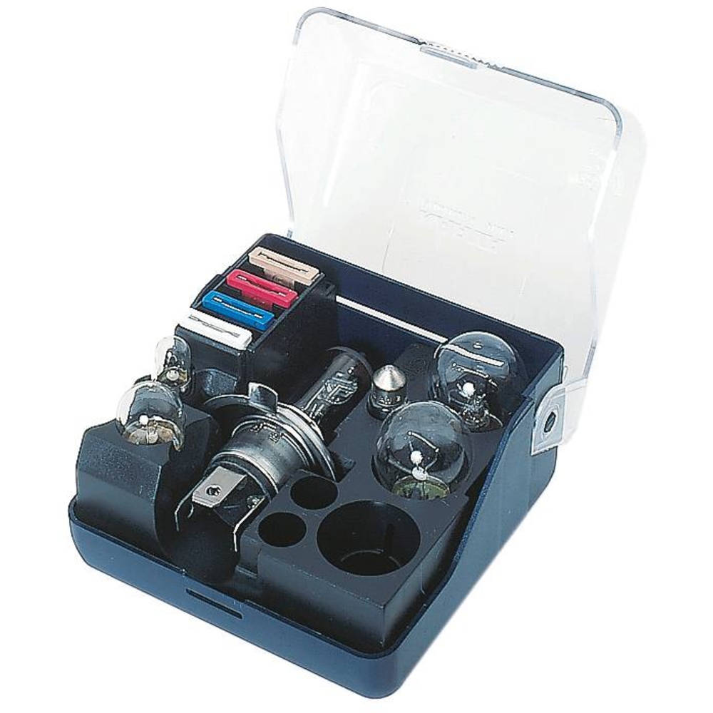 Coffret de secours 12V H4 - 6 ampoules et 4 fusibles NARVA - 20171