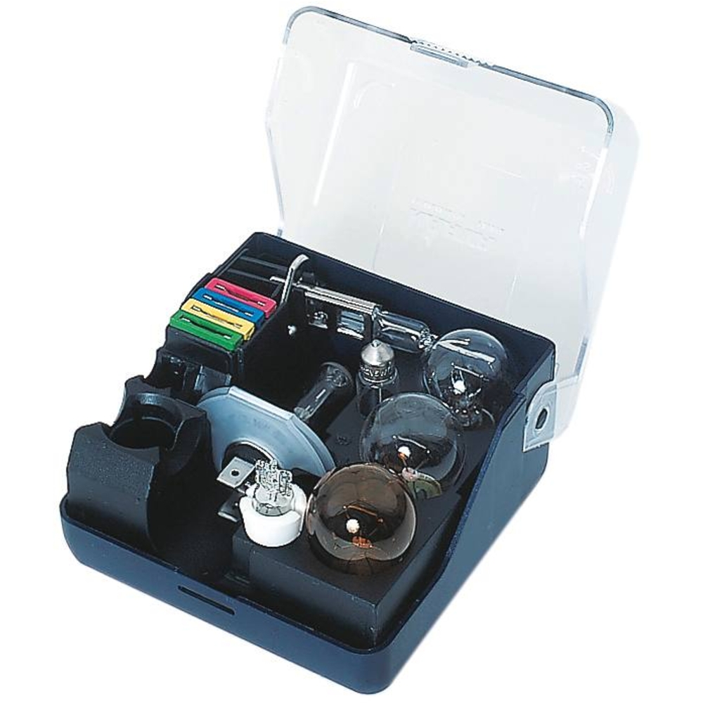 Coffret de secours 12V H1/H7 - 7 ampoules + 4 fusibles NARVA - 20172