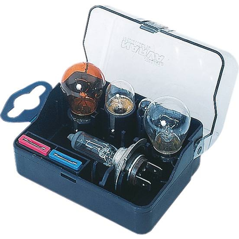 Coffret de secours 12V H7 - 5 ampoules + 2 fusibles NARVA - 20177