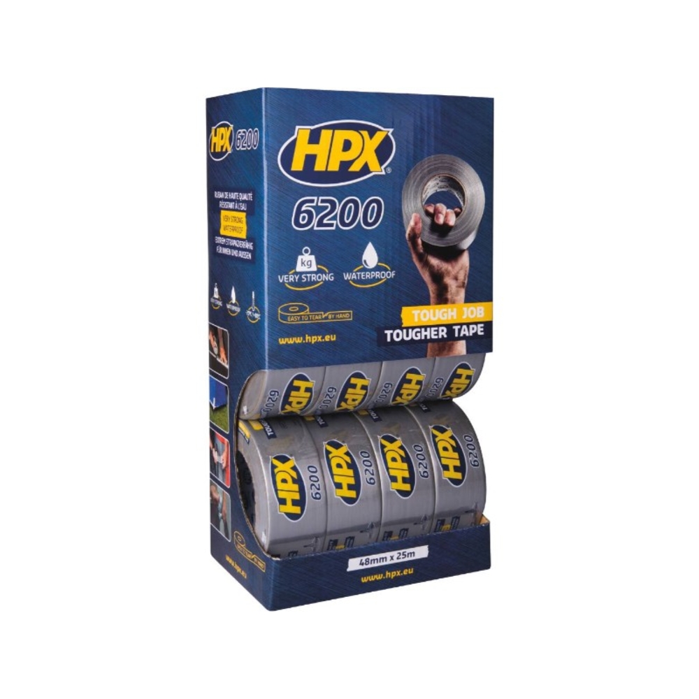 Presentoir 12 rouleaux de toile americaine argent 20380 HPX - 20381