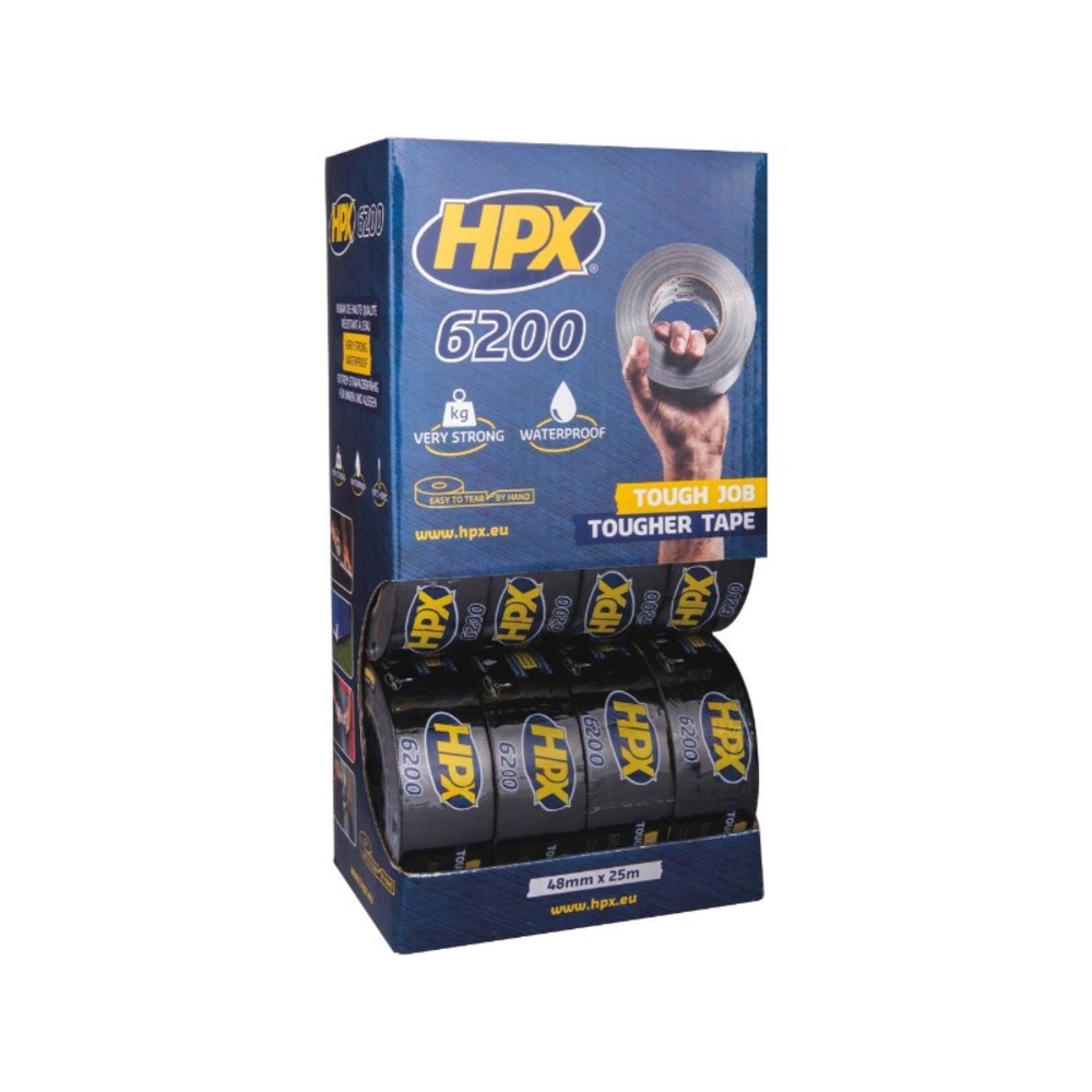 Presentoir 12 rouleaux de toile americaine noire 20382 HPX - 20383