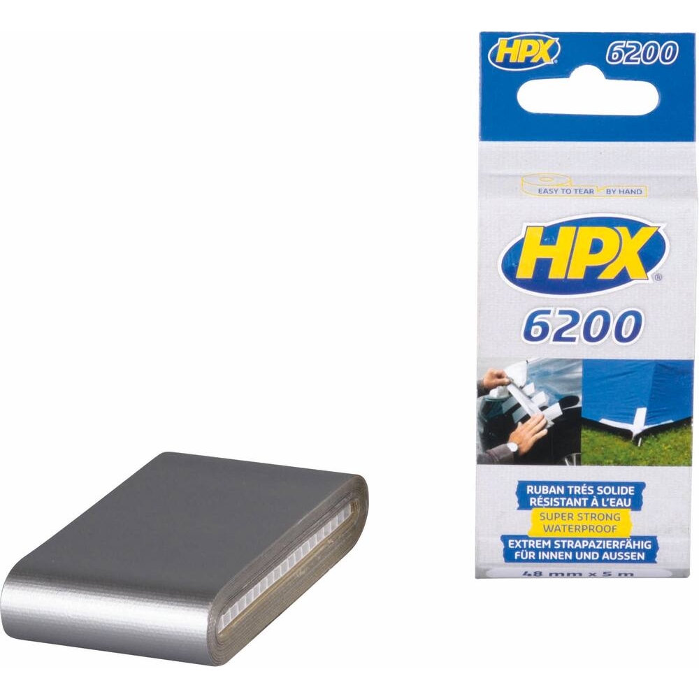 Toile américaine de poche argent 48mmx5m HPX - 20391