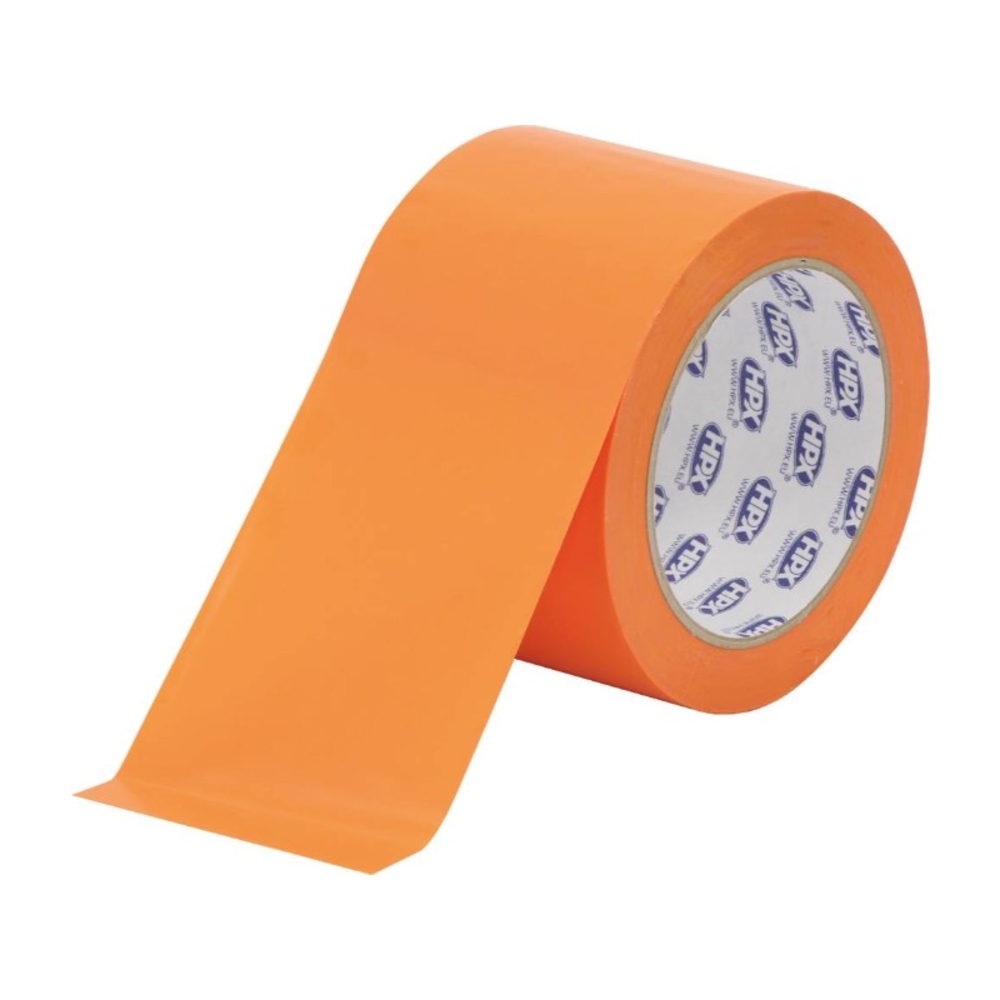 Adhesif pvc par vapeur orange 75mmx33m HPX - 20412
