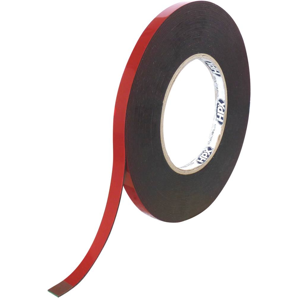Ruban adhésif double face anthracite 9mmx10m 47N HPX - 20474
