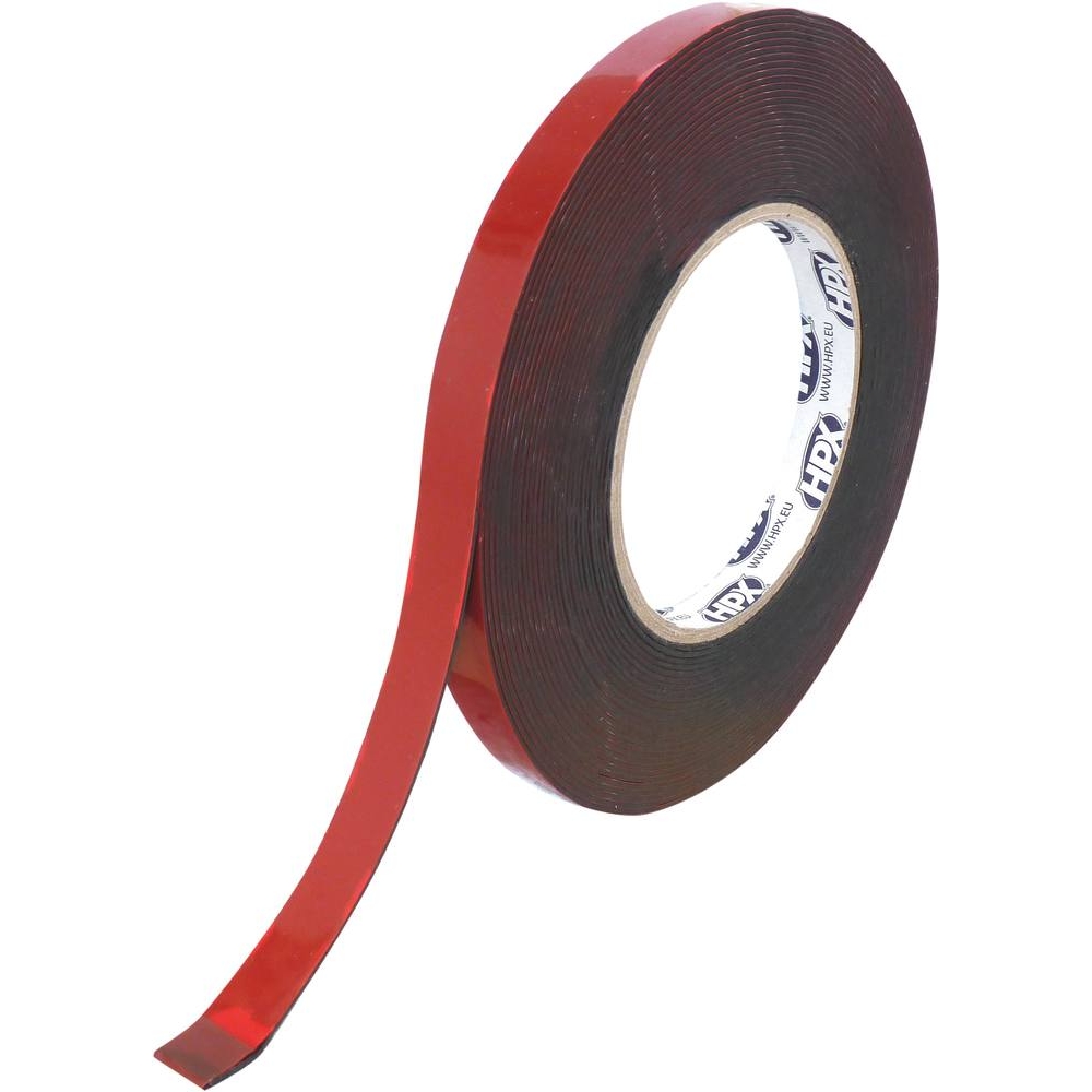 Ruban adhésif double face anthracite 12mmx10m 47N HPX - 20476