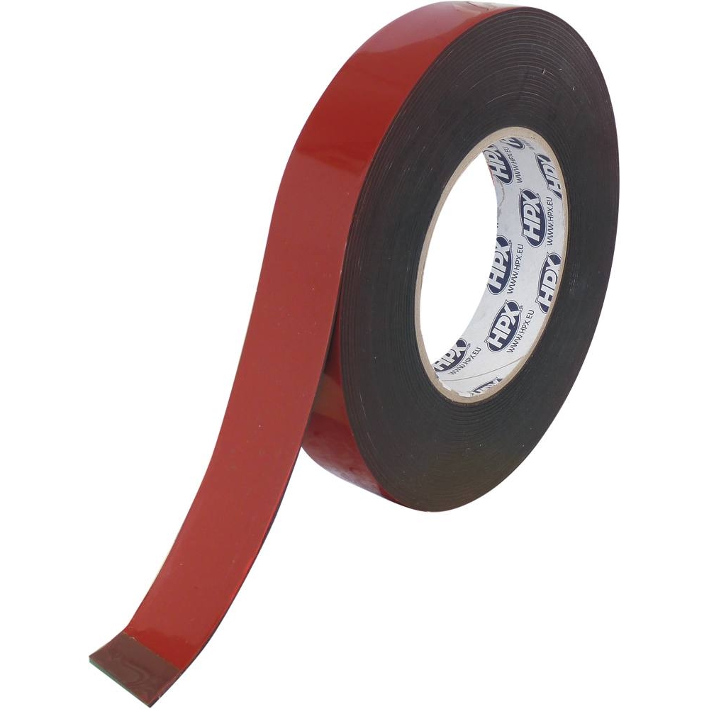 Ruban adhésif double face anthracite 25mmx10m 47N HPX - 20478