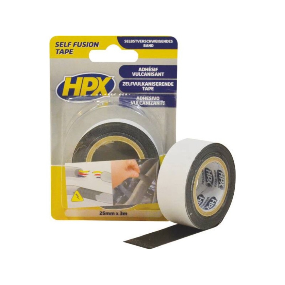 Ruban adhesif vulcanisant noir 25mmx3m HPX - 20542