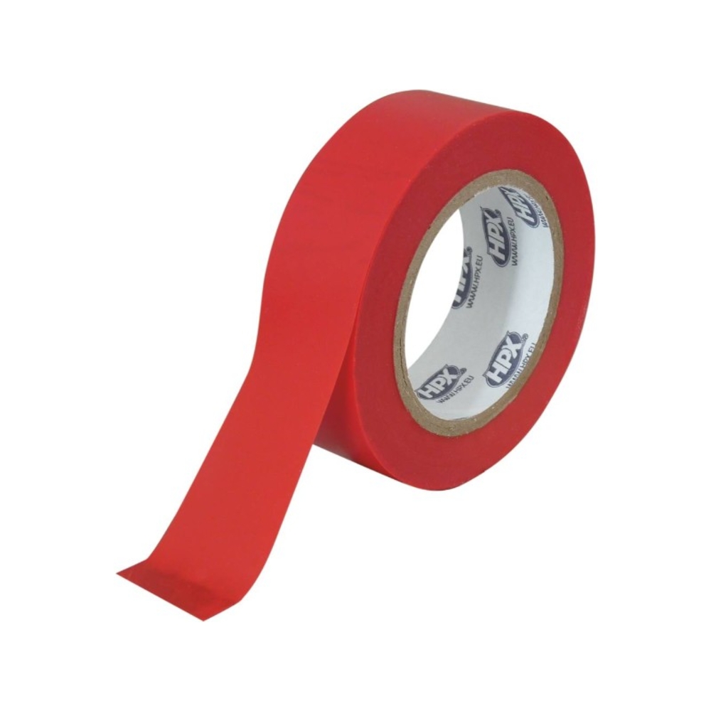 Ruban isolant pvc rouge 19mmx10m HPX - 20560