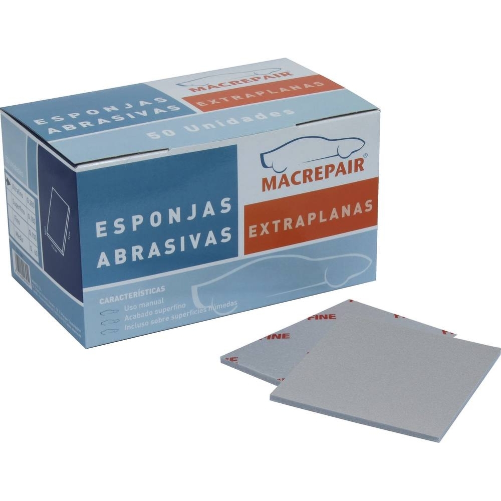 Eponge abrasive grain super fin - boîte de 200 - MIARCO - 20608.200