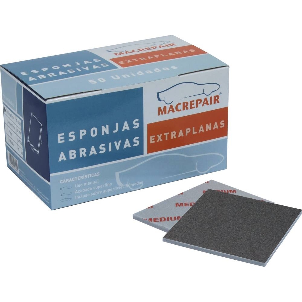 Eponge abrasive grain moyen - boîte de 200 - MIARCO - 20610.200