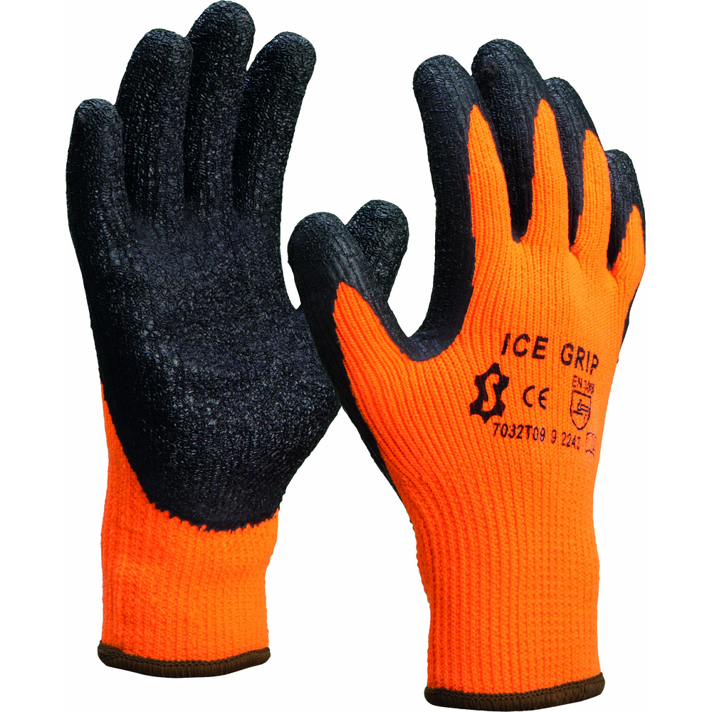 Gant tricote orange s/couture anti froid - S015210000