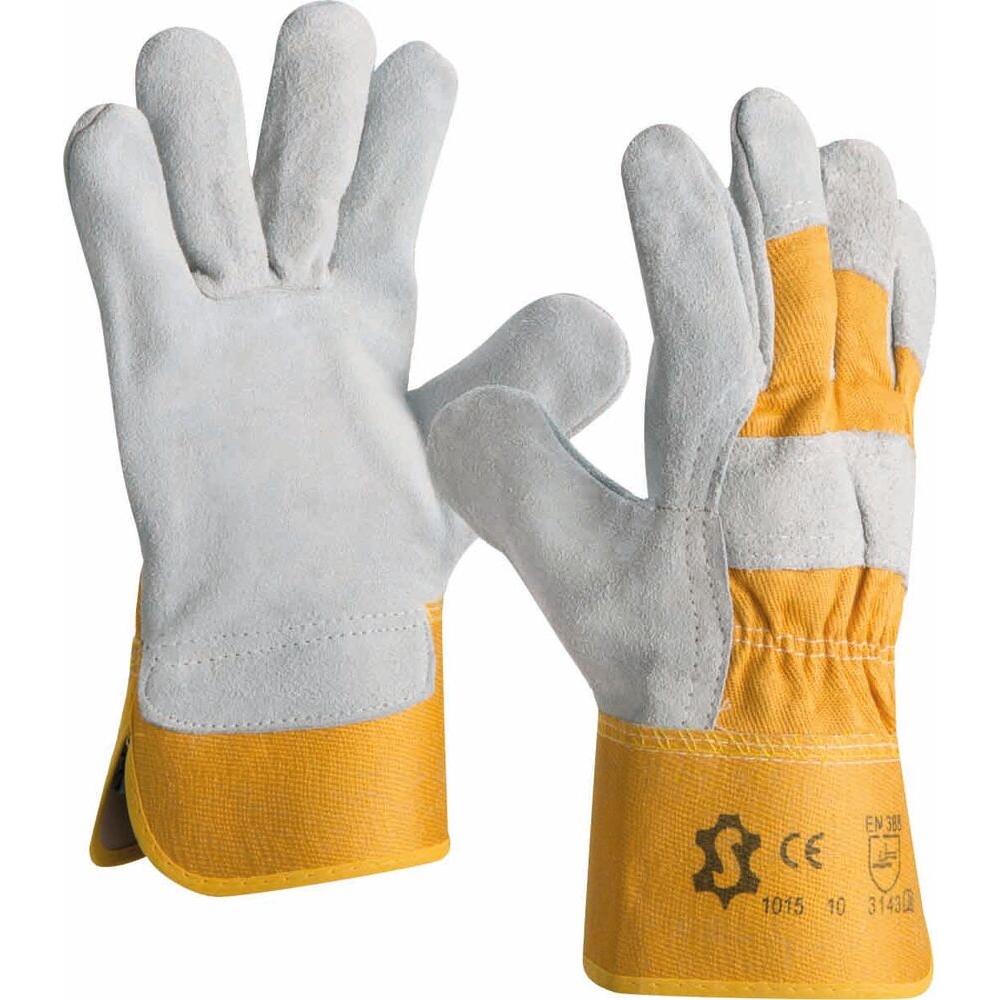 Gant paume croute bovin molletonne - 21024