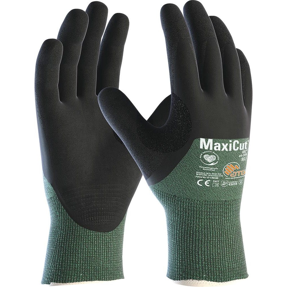 Gants anti coupure enduit nitrile 3/4 dos Taille 9 ATG - 21064