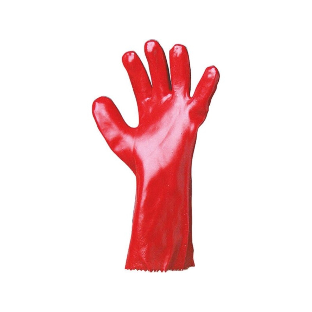 GANT -L 36CM- TOUT ENDUIT PVC ROUGE - 21166