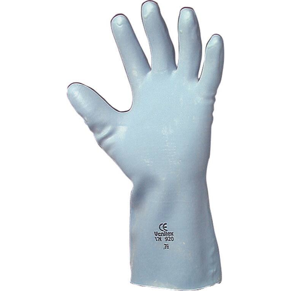 Gants chimiques 100% enduit latex floqué 300mm bleu 1,3mm T10 - 21172