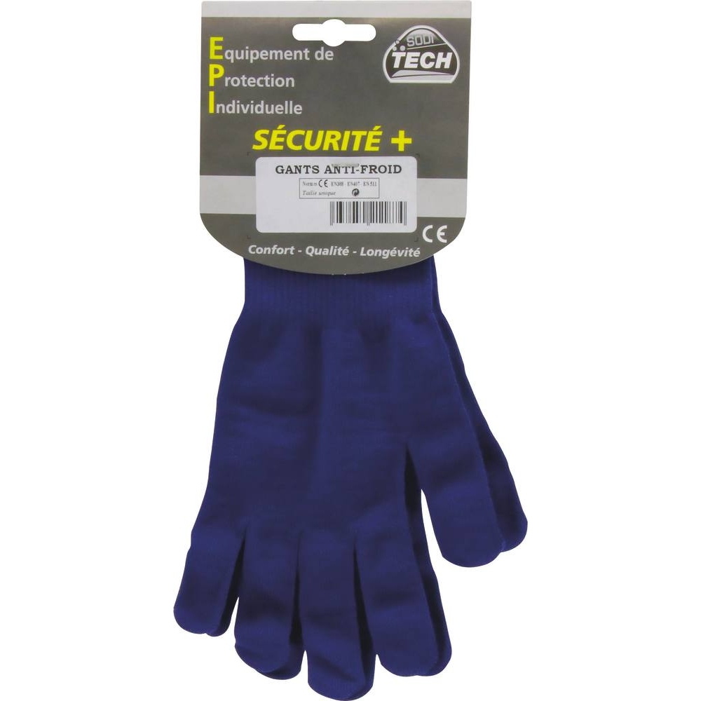 Gants tricotés anti froid T10 NOWEAR - 21187