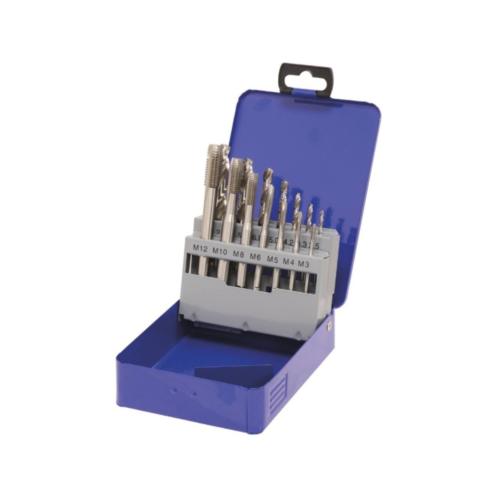 Coffret forets hss din 338/tarauds 14 pieces DRAKKAR EQUIPEMENT - 22231