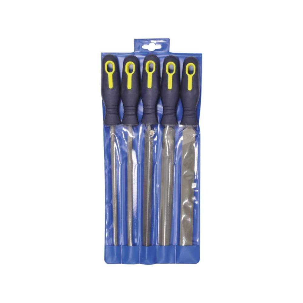 Jeu de 5 limes 200mm DRAKKAR TOOLS - 22390