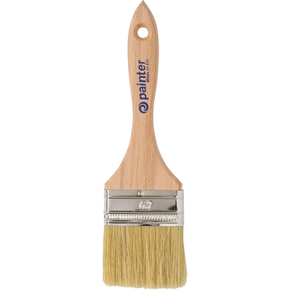 Pinceau queue de morue acrylique à manche bois 63mm DRAKKAR TOOLS - 22504