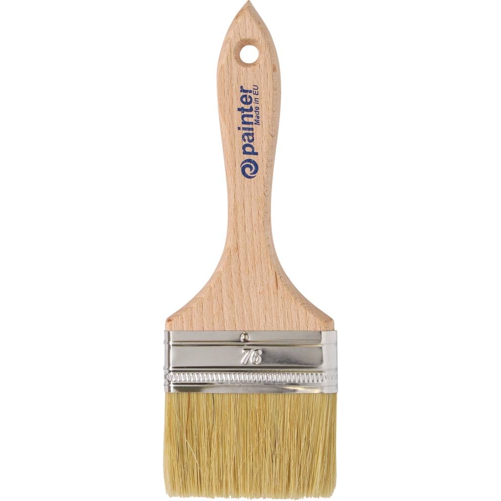Pinceau queue de morue acrylique à manche bois 76mm DRAKKAR TOOLS - 22505
