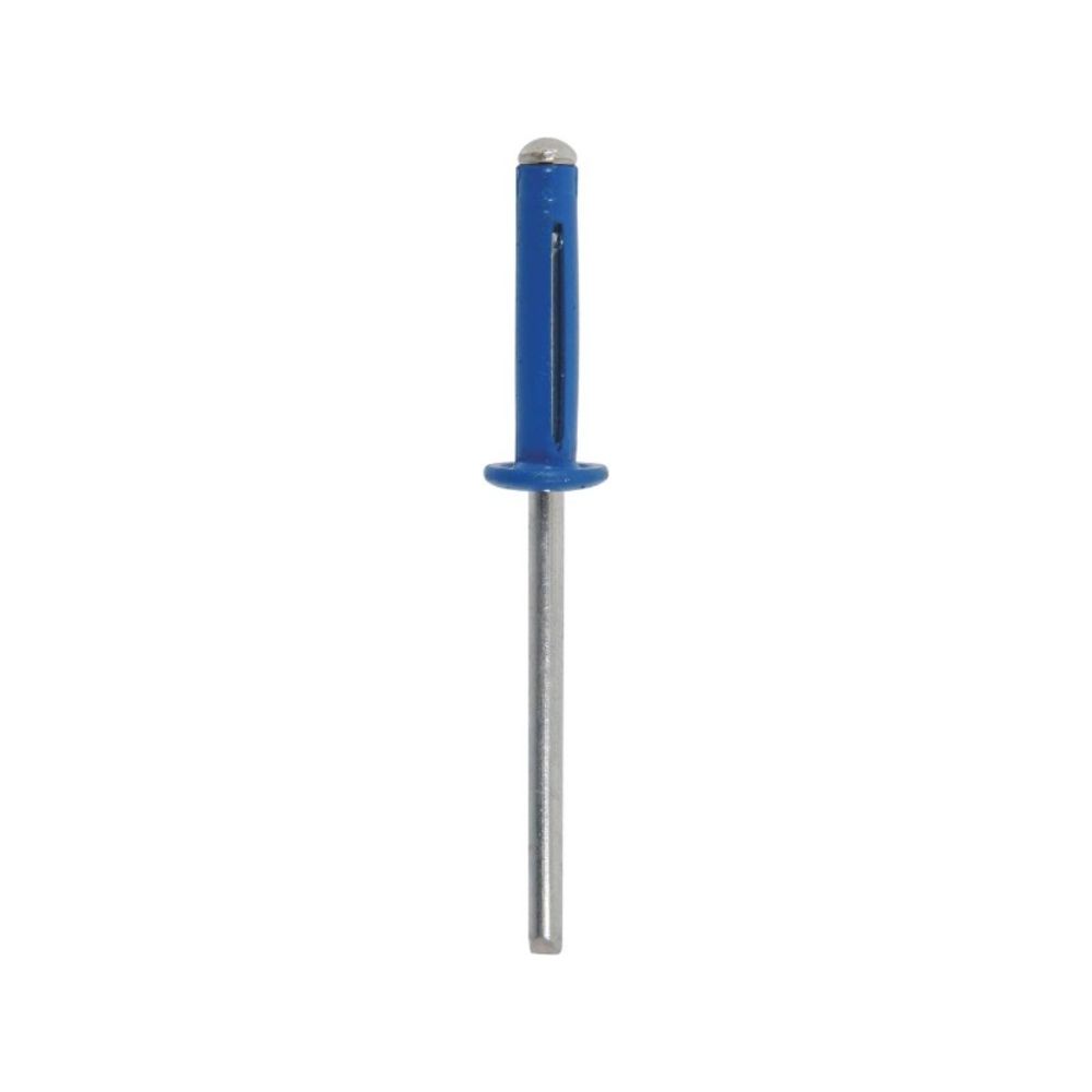 Lot 100 rivets petale 4x18 bleu special immatriculation - 23910100