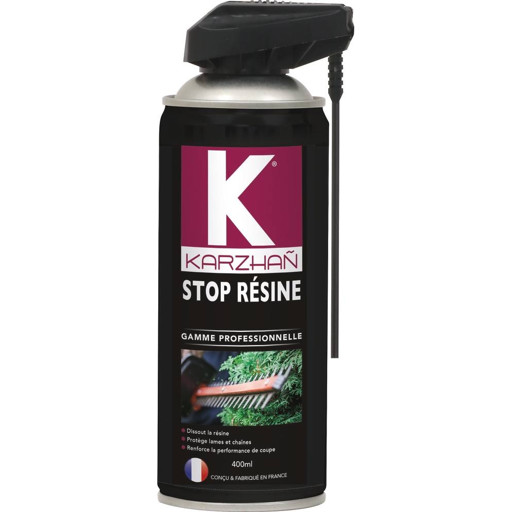 Nettoyant résine aérosol de 400ml KARZHAN - 24572