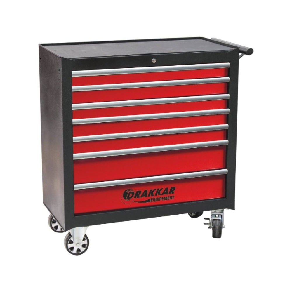 Servante d'atelier xxl 7 tiroirs composée de 235 outils DRAKKAR TOOLS - 25100