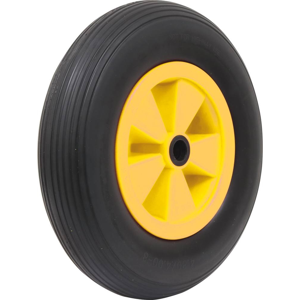 Roue increvable 385x85mm alésage 25mm moyeu 75mm 150kg - 26323