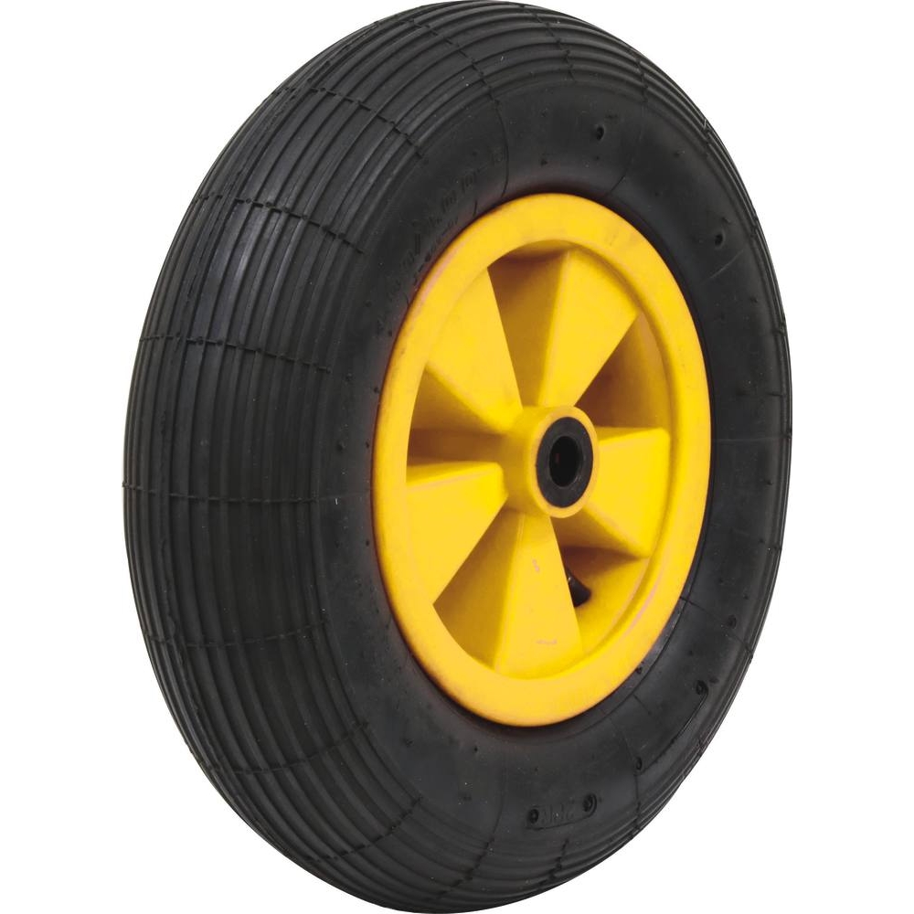 Roue increvable 400x100mm alésage 20mm moyeu 75mm 150kg - 26324