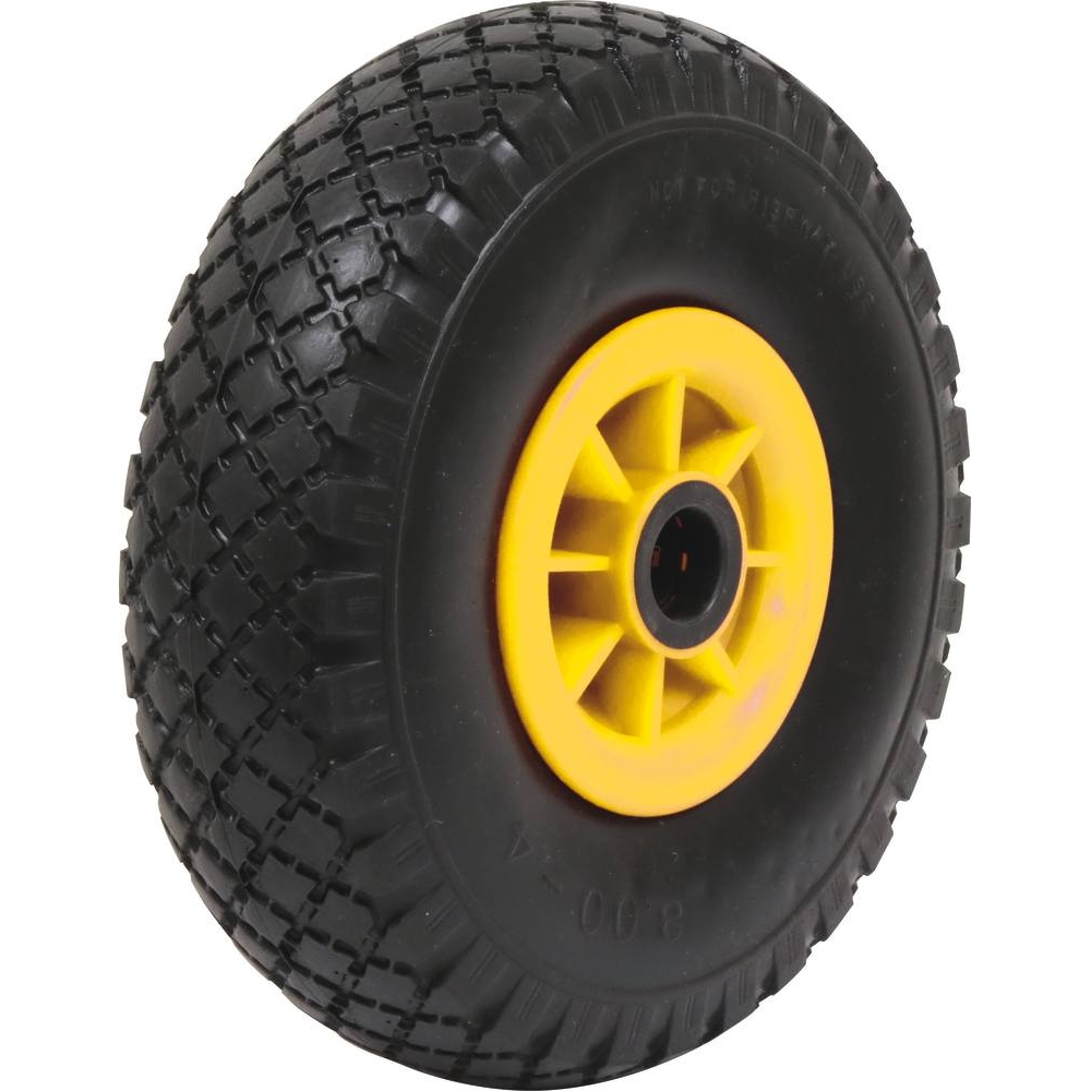 Roue increvable 260x85mm alésage 25mm moyeu 75mm 150kg - 26329