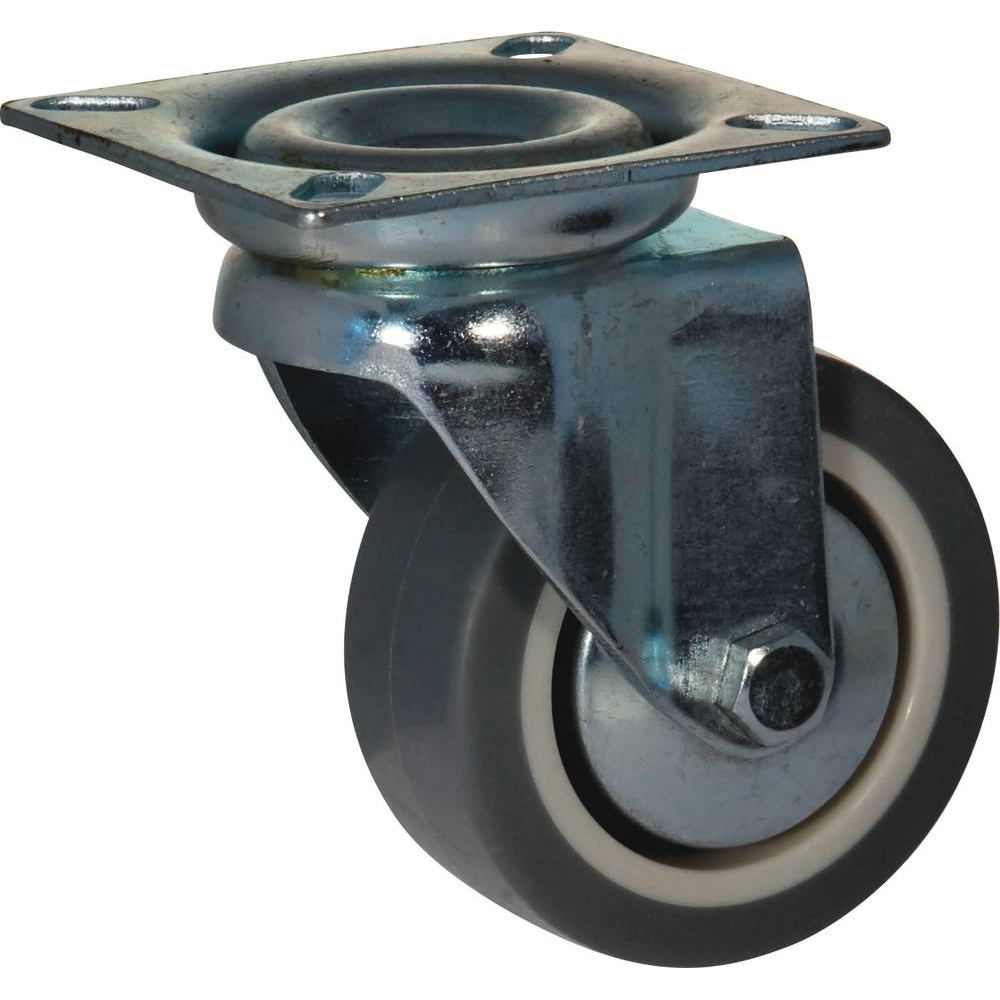 Roulette zinguée pivotante 50mm entraxe 46x46mm 38kg - 26375