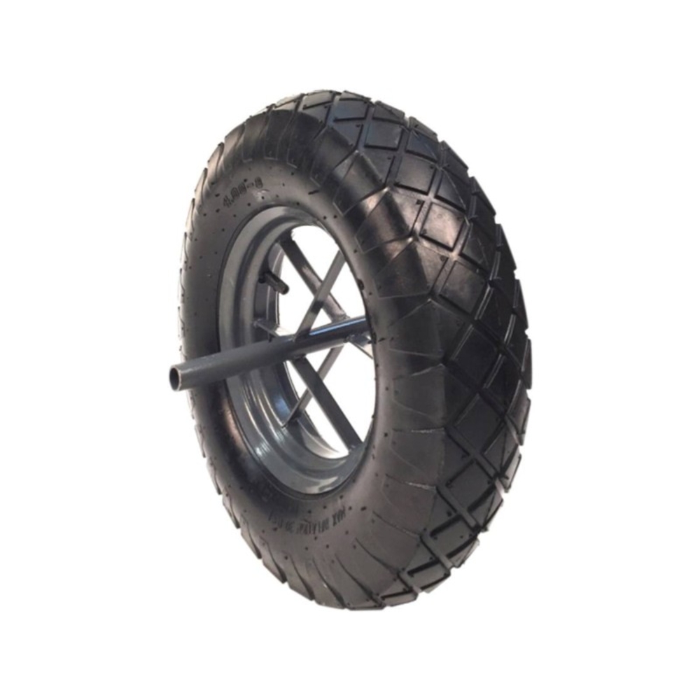 Roue de brouette pneu gonflable 400x90 lm255 d.32 150kgs - 26408