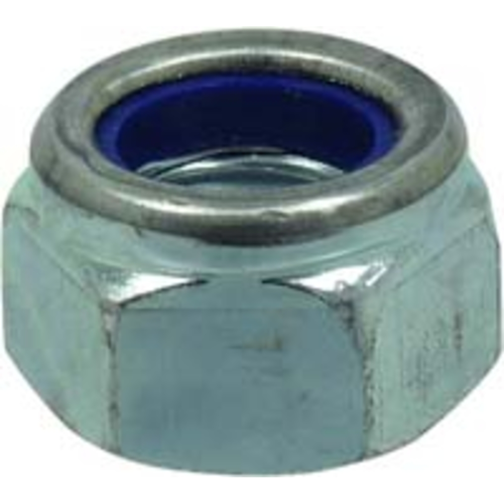 Sachet 100 ecrous hexagonal autofreine z blanc din 985 diam 5 - 26695100
