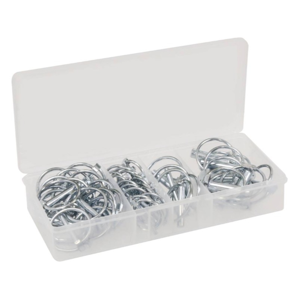 Assortiment 50 goupilles clip 4.5 / 6 / 8 / 11mm EQUINOXE - 26730