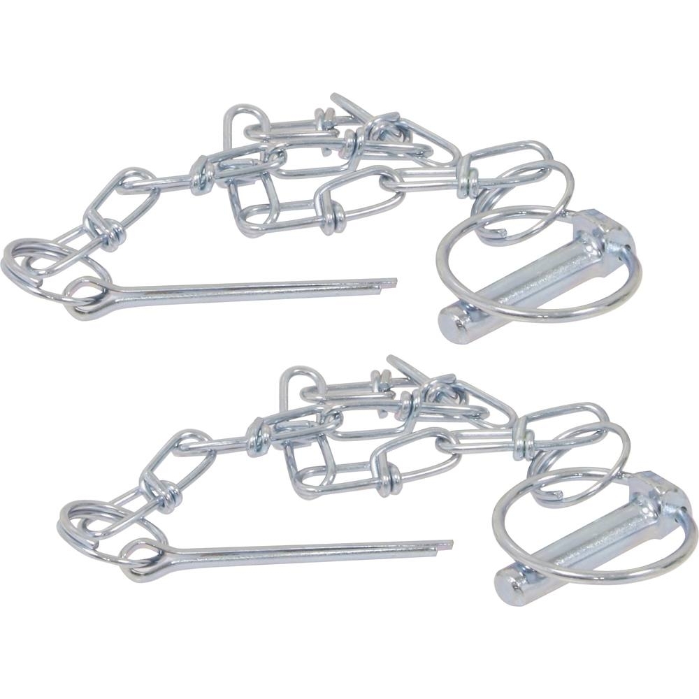 Goupilles clips 11mm avec chaîne - blister de 2 pièces - Lot de 2 - KLIPPER - 26748.02