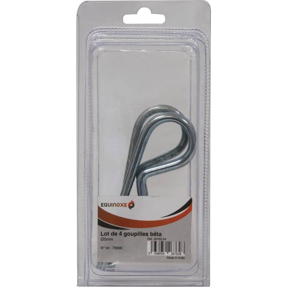 Goupilles béta 5mm - blister de 4 - KLIPPER - 26762.04