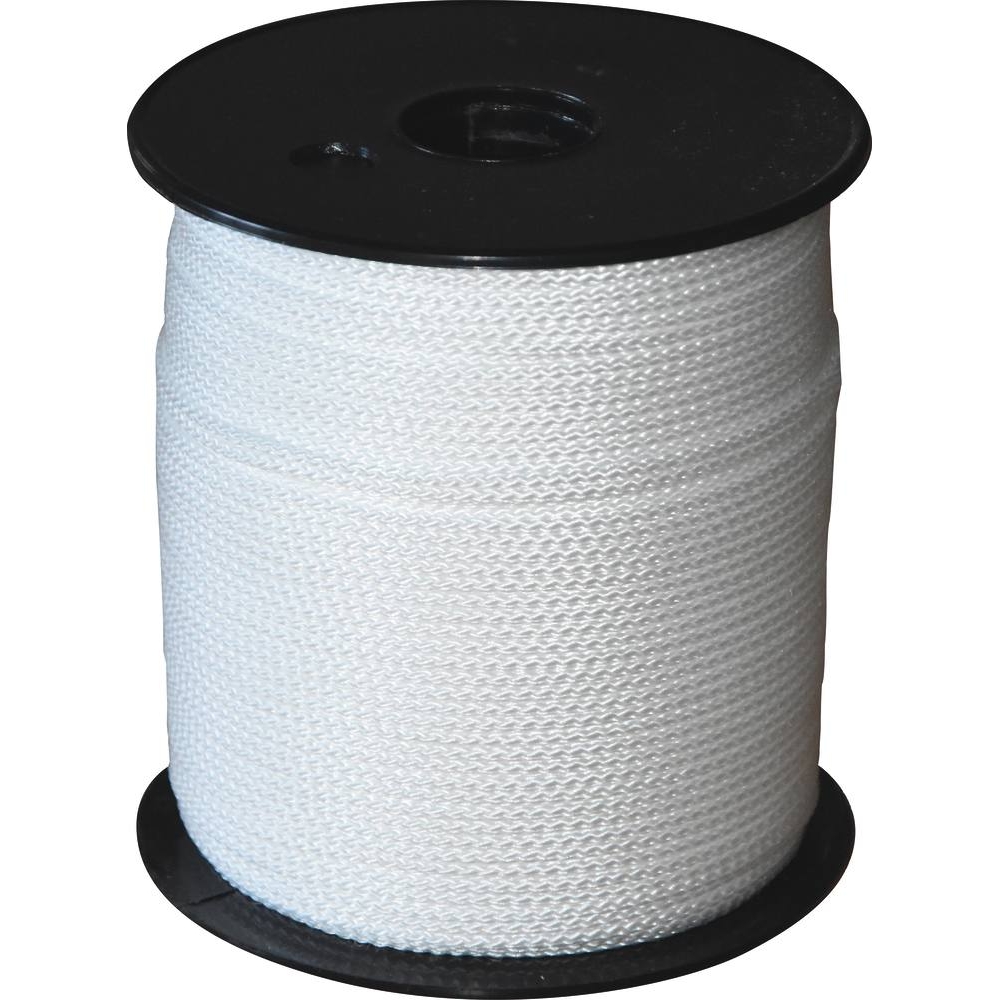 Tresse polypropylène blanche 4mm - bobine de 100m - 27060