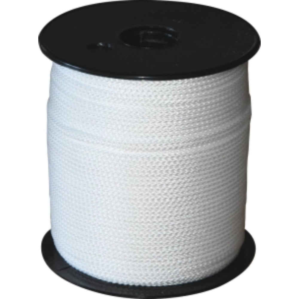 TRESSE POLYPRO BLANCHE 8 FUSEAUX 8MM X 100M - Neutre - 27090