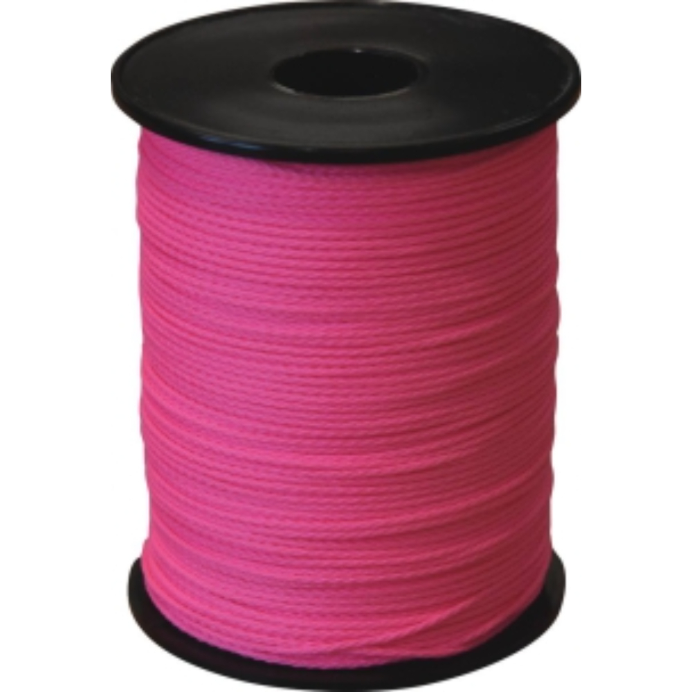 TRESSE POLYPRO BLANCHE FLUO ROSE 1.5MM X 1000M - Neutre - 27210
