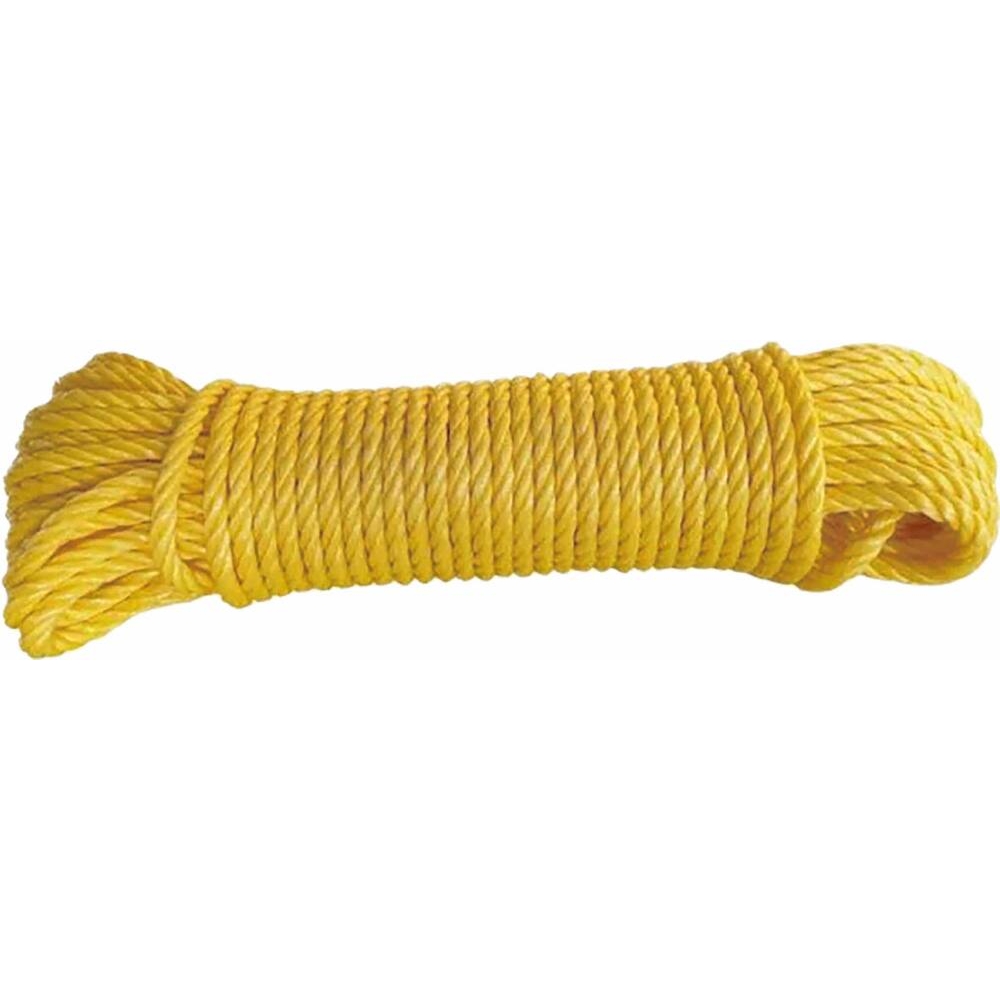 Cordage polypropylène jaune 8mm 7,5m - 27470