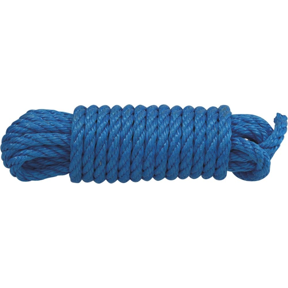 Cordage polypropylène bleu 12mm 15m - 27492