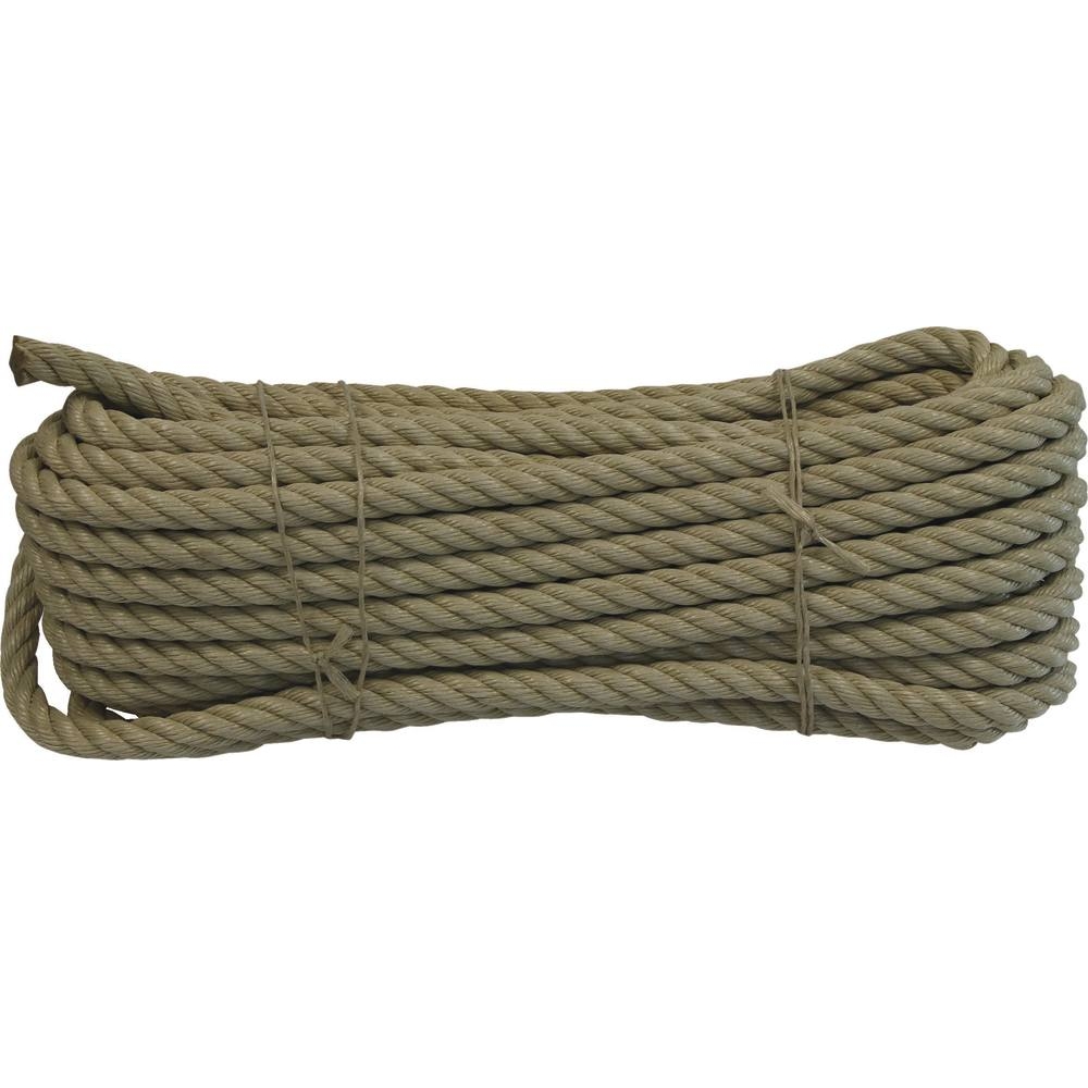 Cordage polypropylène beige 20mm 25m - 27530