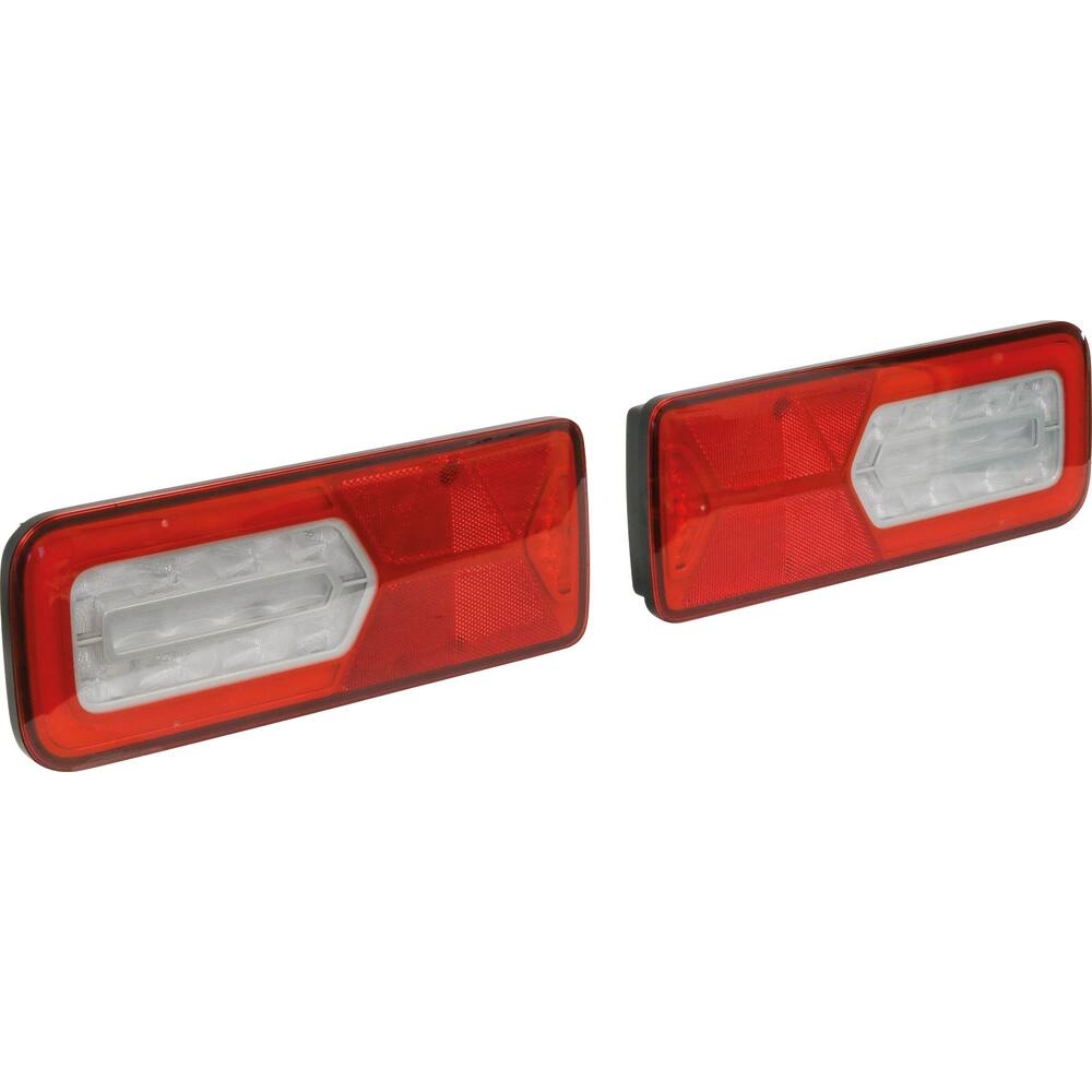 Feu arrière rectangle LC12 LED 7 fonctions avec connecteur AMP1,5 7 voies - lot droit + gauche 350x130mm VIGNAL LIGHTING GROUP - 28684