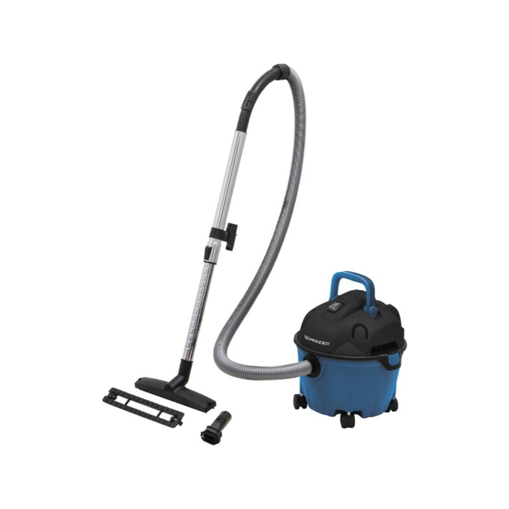 Aspirateur 10l eau poussieres 1200w pvc SCHNEIDER - 50001